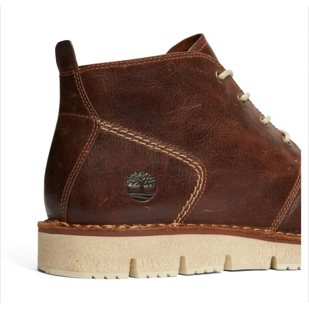 Timberland Westmore Mens Chukka Boots Size 9 Brown Leather Moc Toe SensorFlex